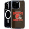 NFL Cleveland Browns Helmet iPhone 16 Pro MagSafe Case